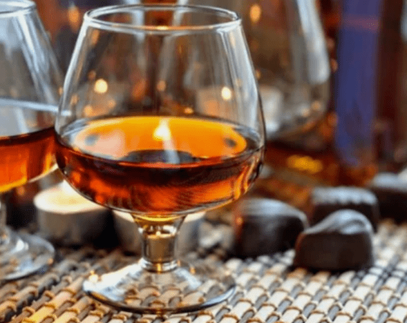 Kastorta und Cognac